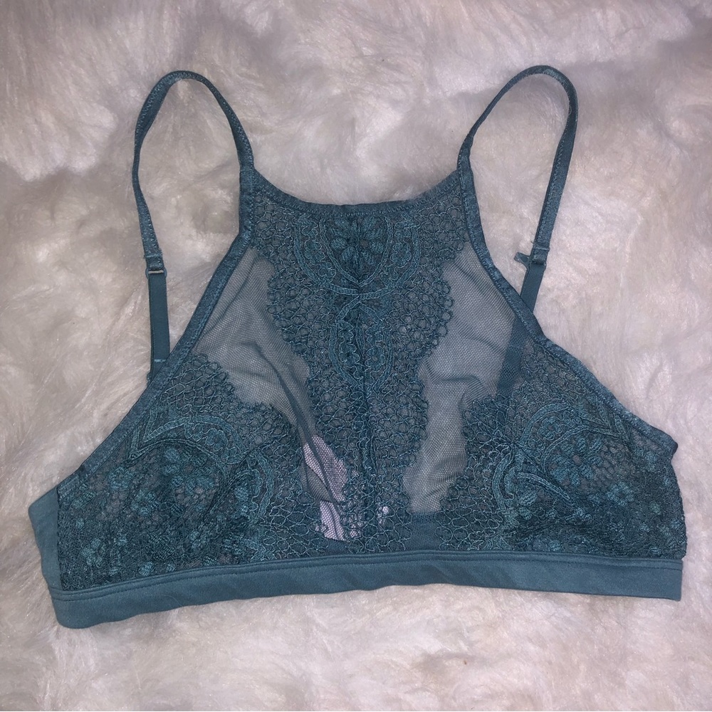 Victoria's Secret Green Halter Bralette